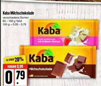 Edeka Kaba Milchschokolade Verschiedene Sorten Angebot