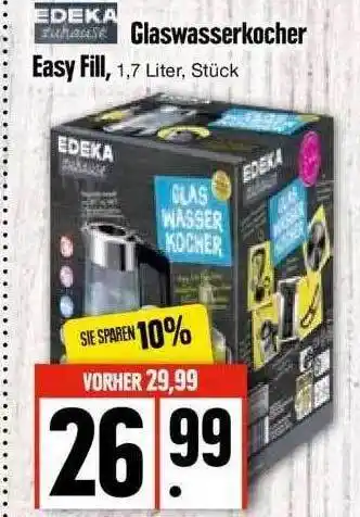 Edeka Edeka Glaswasserkocher Easy Fill Angebot