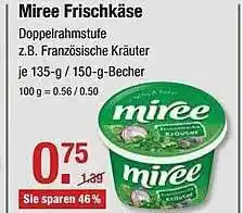 V Markt Miree Frischkäse 135/150g Becher Angebot