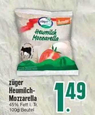 Edeka Züger Heumilch-mozzarella Angebot