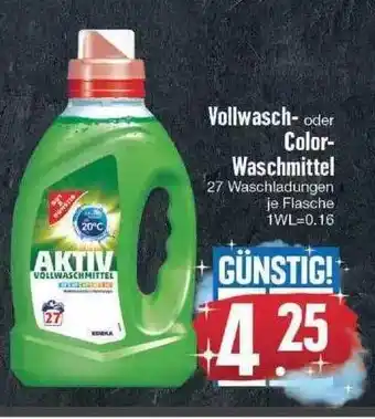 Edeka Gut & Günstig Vollwasch Oder Color Waschmittel Angebot