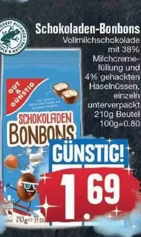 Edeka Gut & Günstig Schokolade-bonbons Angebot