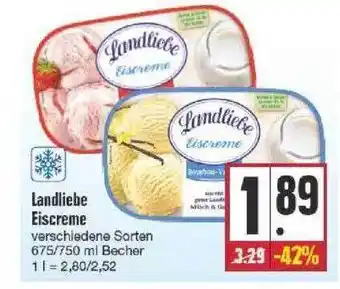 Edeka Landliebe Eiscreme Angebot