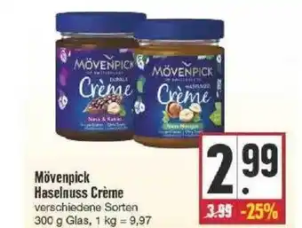 Edeka Mövenpick Haselnuss Creme Angebot
