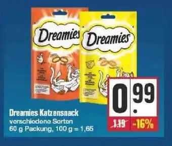 Edeka Dreamies Katzensnack Angebot