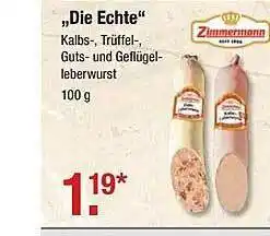 V Markt Zimmermann „Die Echte” 100g Angebot