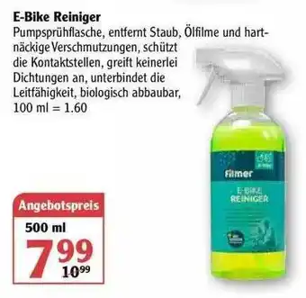 Globus E-bike Reiniger Angebot