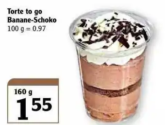 Globus Torte To Go Banane-schoko Angebot