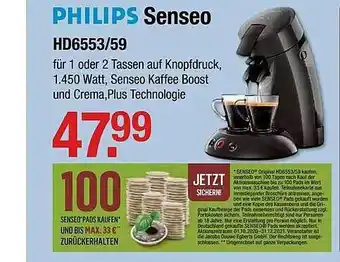 V Markt Philips Senseo Hd6553.59 Angebot