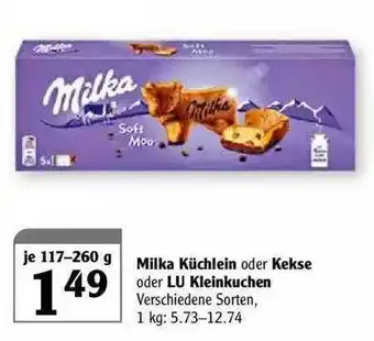 Globus Milka Küchlein Oder Kekse Oder Lu Kleinkuchen Angebot