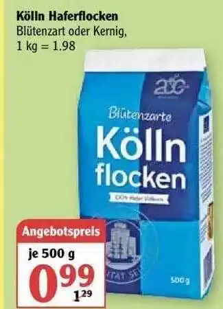 Globus Kölln Haferflocken Angebot