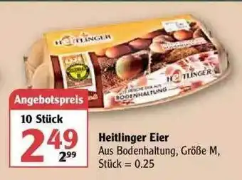 Globus Heitlinger Eier Angebot