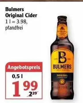 Globus Bulmers Original Cider Angebot