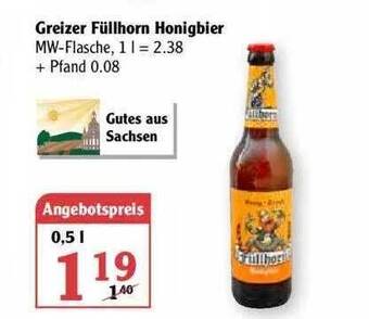 Globus Greizer Füllhorn Honigbier Angebot