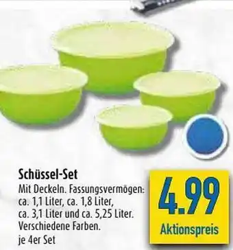 diska Schüssel Set Angebot