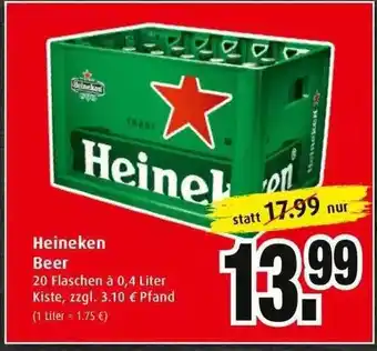 Markant Heineken Beer Angebot