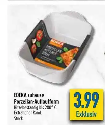 diska Edeka Zuhause Porzellan Auflaufform Angebot