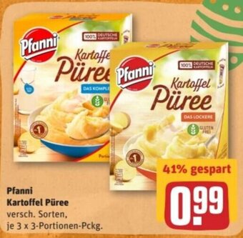 REWE Center Pfanni Kartoffel Püree Angebot