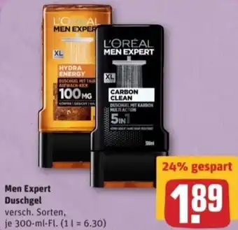 REWE Center Men Expert Duschgel 300ml Angebot