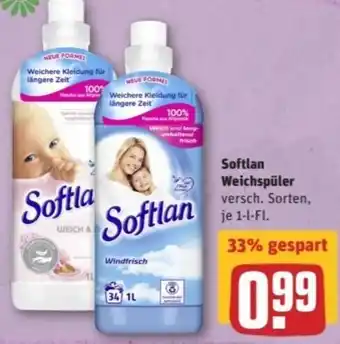 REWE Center Softlan Weichspüler 1L Angebot