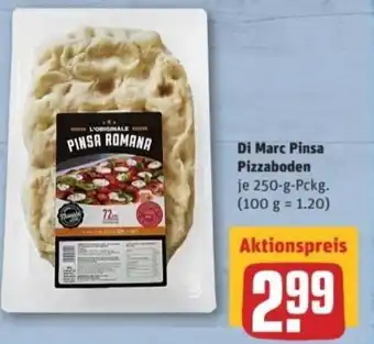 REWE Center Di Marc Pinsa Pizzaboden 250g Pckg. Angebot