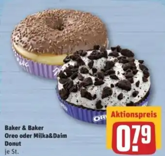 REWE Center Baker & Baker Oreo oder Milka & Daim Donut Angebot