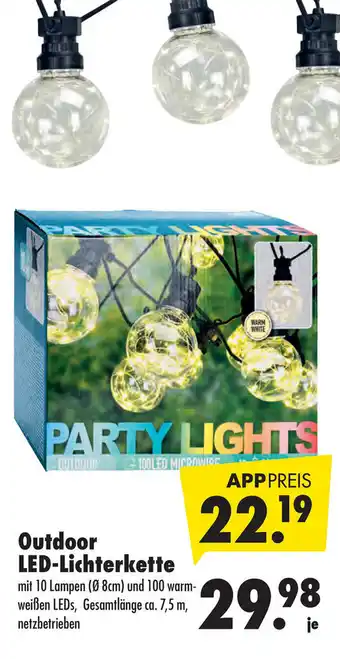 Mäc Geiz Outdoor LED Lichterkette Angebot