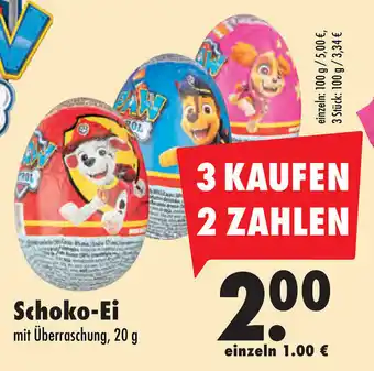 Mäc Geiz Paw Patrol Schoko Ei 20g Angebot