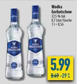 diska Wodka Gorbatschow 0,7L Angebot