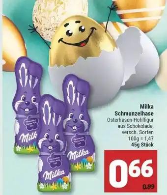 Marktkauf Milka Schmunzelhase Angebot