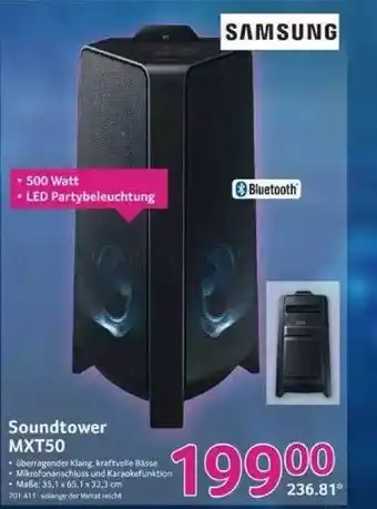 Selgros Samsung Soundtower Mxt50 Angebot