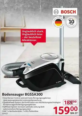 Selgros Bodensauger Bgs5a300 Bosch Angebot