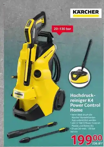 Selgros Hochdruck--reiniger K4 Power Control Home Kärcher Angebot