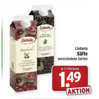 Wasgau Lindavia Säfte Angebot