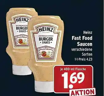 Wasgau Heinz Fast Food Saucen Angebot