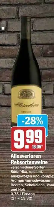 dodenhof Allesverloren Rebsortenweine Angebot