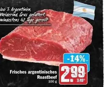 dodenhof Frisches Argentinisches Roastbeef Angebot