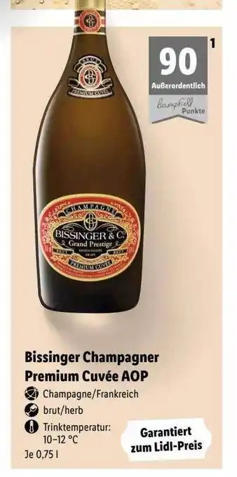 Lidl Bissinger Champagner Premium Cuvée Aop Angebot