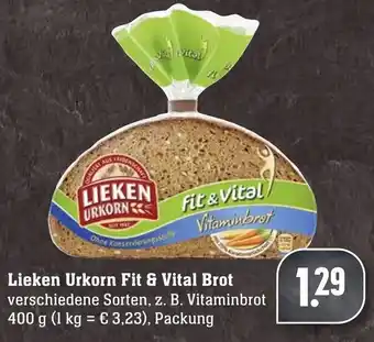 Edeka Neukauf Lieken Urkorn Fit & Vital 400g Angebot