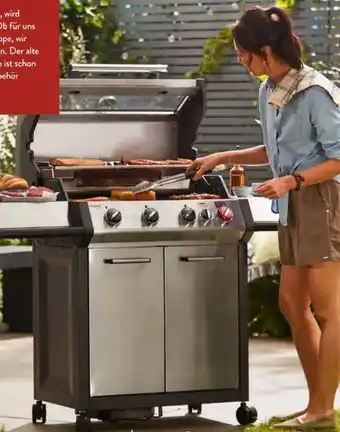 Aldi Nord Gasgrill Monroe Pro 4 SI Turbo Angebot