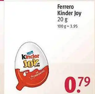 Rossmann Ferrero Kinder Joy 20g Angebot