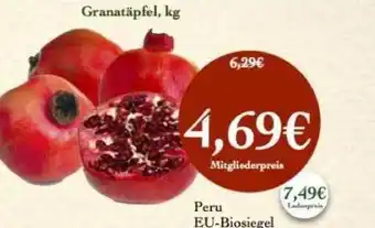 LPG Biomarkt Granatäpfel Angebot