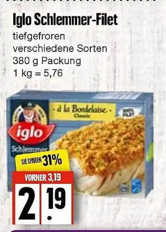 Edeka Frischemarkt Iglo Schlemmer-Filet 380g Angebot