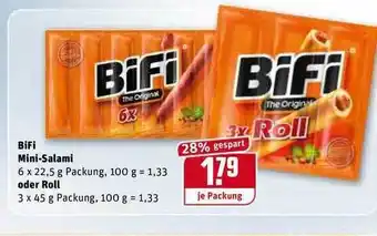 REWE Bifi Mini Salami Oder Roll Angebot