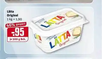 REWE Lätta Original 500g Becher Angebot