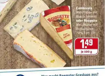 REWE Cambozola Oder Rougette 100g Angebot