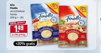 REWE Arla Finello 180g Angebot