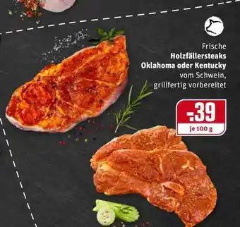 REWE Holzfällersteaks Oklahoma Oder Kentucky 100g Angebot