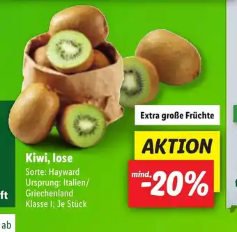 Lidl Kiwi, lose Angebot