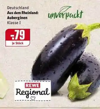 REWE Auberginen Angebot